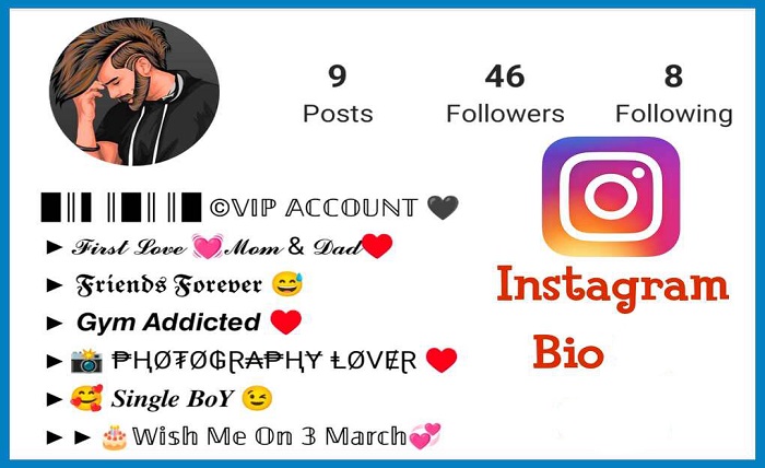 instagram bio