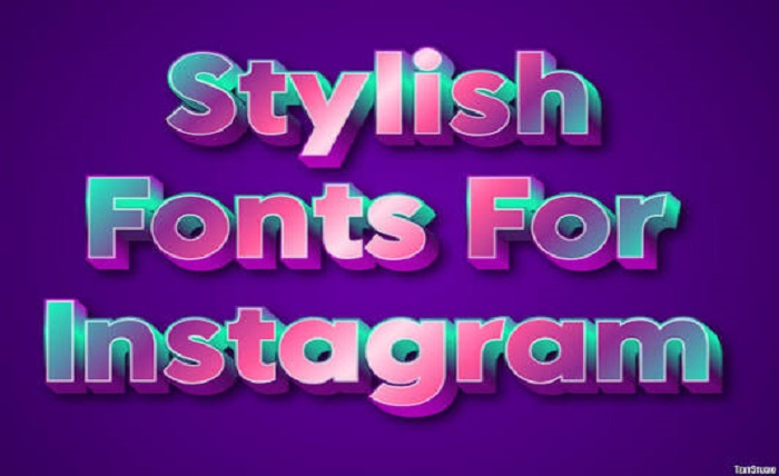 stylish font pro instagram